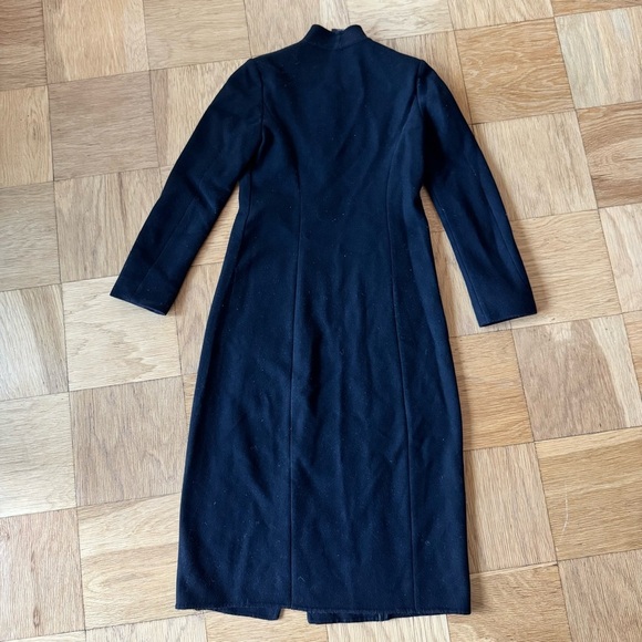 Aritzia Babaton Size 2 Wool Cashmere Blend Coat Snap Down Black - Picture 2 of 10